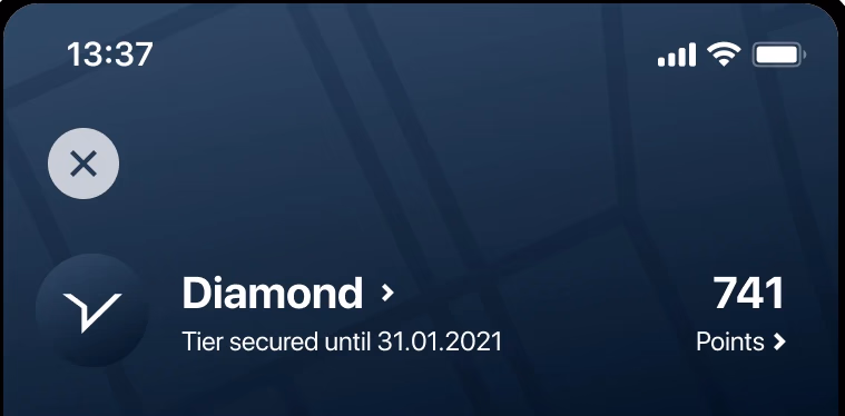 Iteration 2 — dashboard and tier screen 4